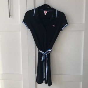 Lacoste live polo dress in black
